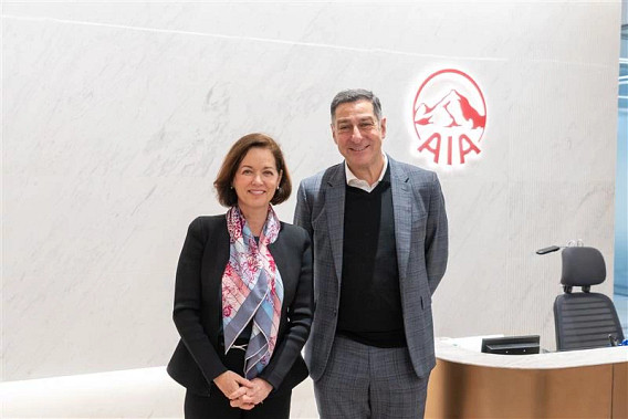 Margaret Franklin, CEO of CFA Institute, and Dr. Mark Konyn, Group CIO, AIA Group