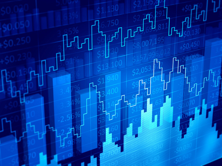 3d model of a financial diagram