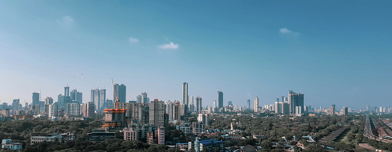 Mumbai city skyline
